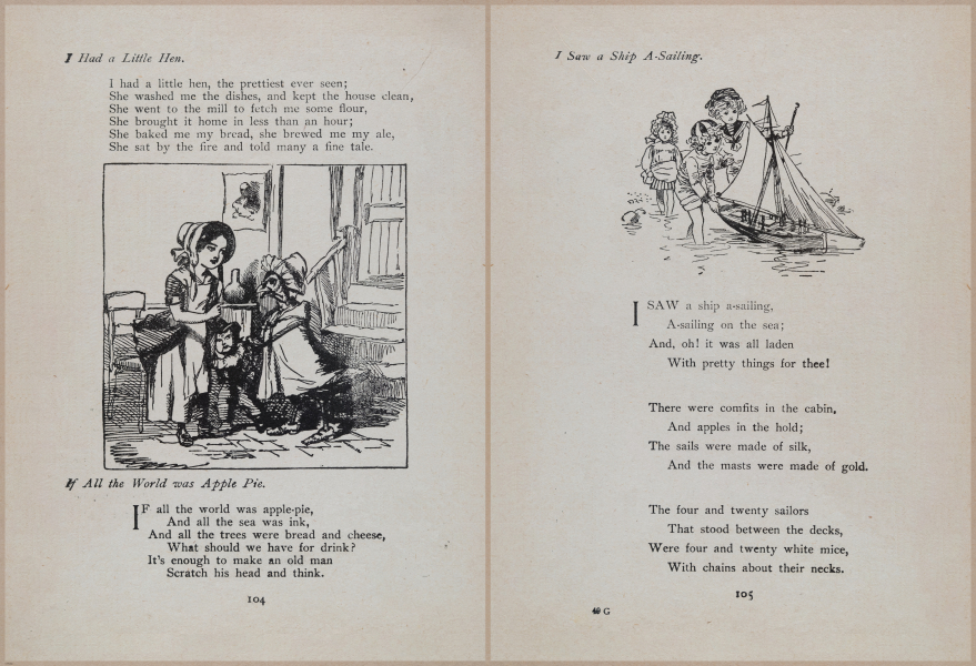 E704 - Mother Goose Nursery Rhymes - 7638-7639