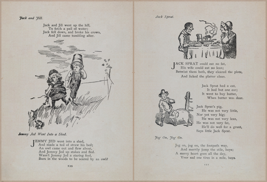 E704 - Mother Goose Nursery Rhymes - 7645-7646