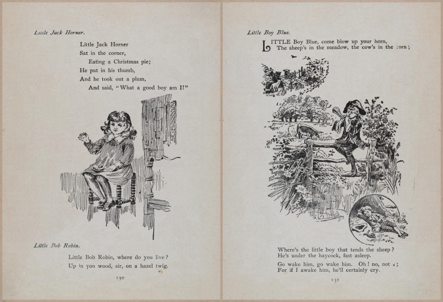 E704 - Mother Goose Nursery Rhymes - 7665-7666