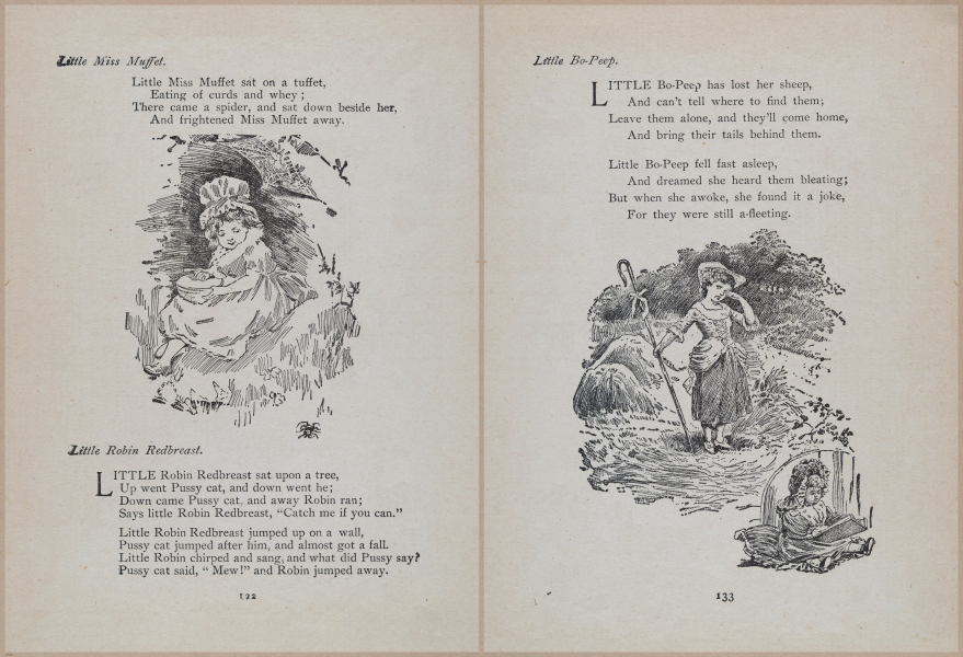 E704 - Mother Goose Nursery Rhymes - 7667-7668