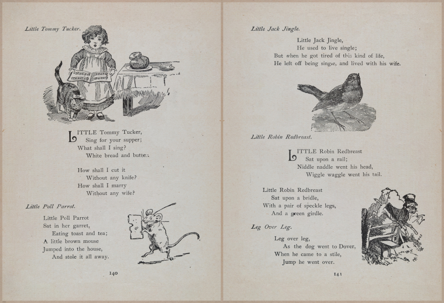 E704 - Mother Goose Nursery Rhymes - 7675-7676