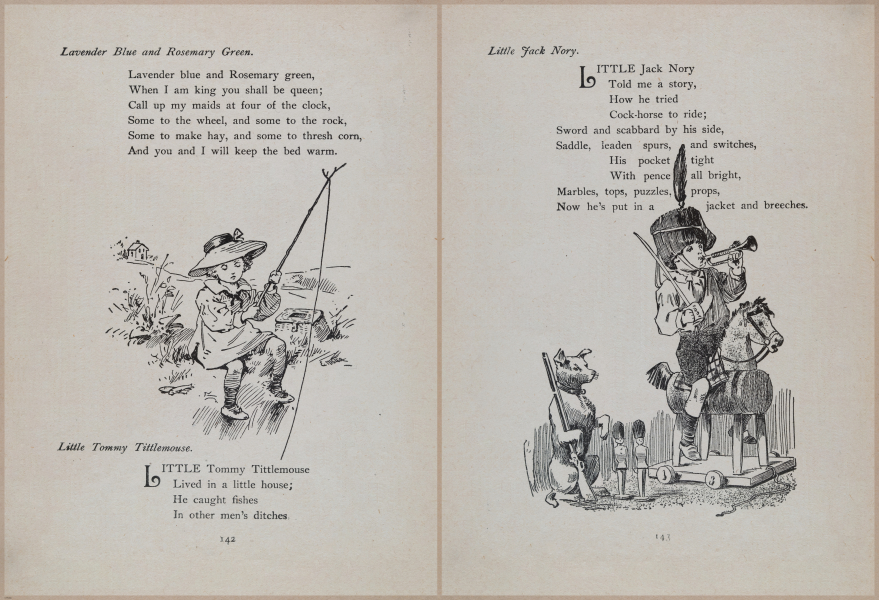 E704 - Mother Goose Nursery Rhymes - 7677-7678