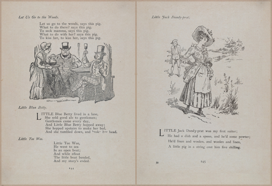 E704 - Mother Goose Nursery Rhymes - 7679-7680