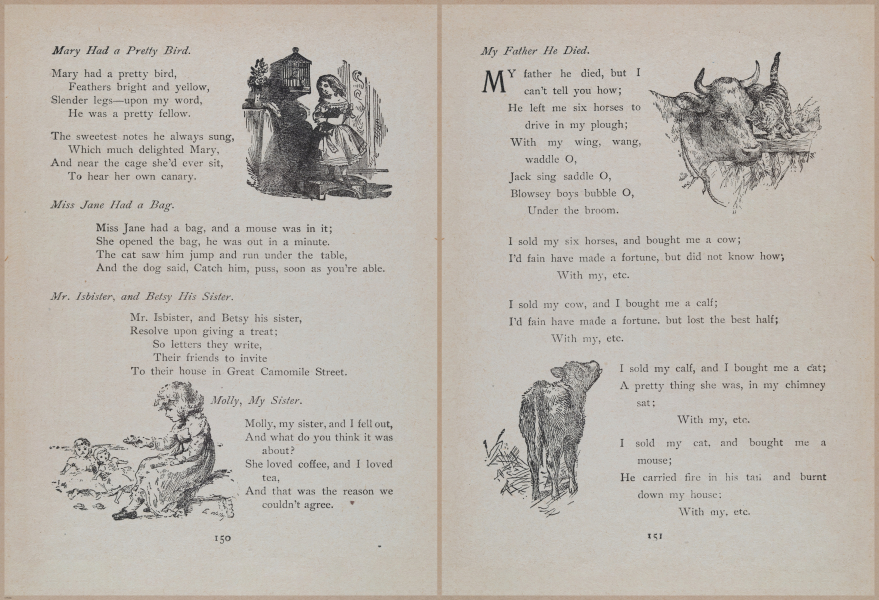 E704 - Mother Goose Nursery Rhymes - 7685-7686