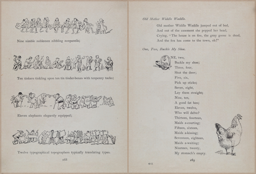 E704 - Mother Goose Nursery Rhymes - 7704-7705