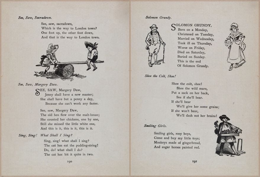 E704 - Mother Goose Nursery Rhymes - 7726-7727