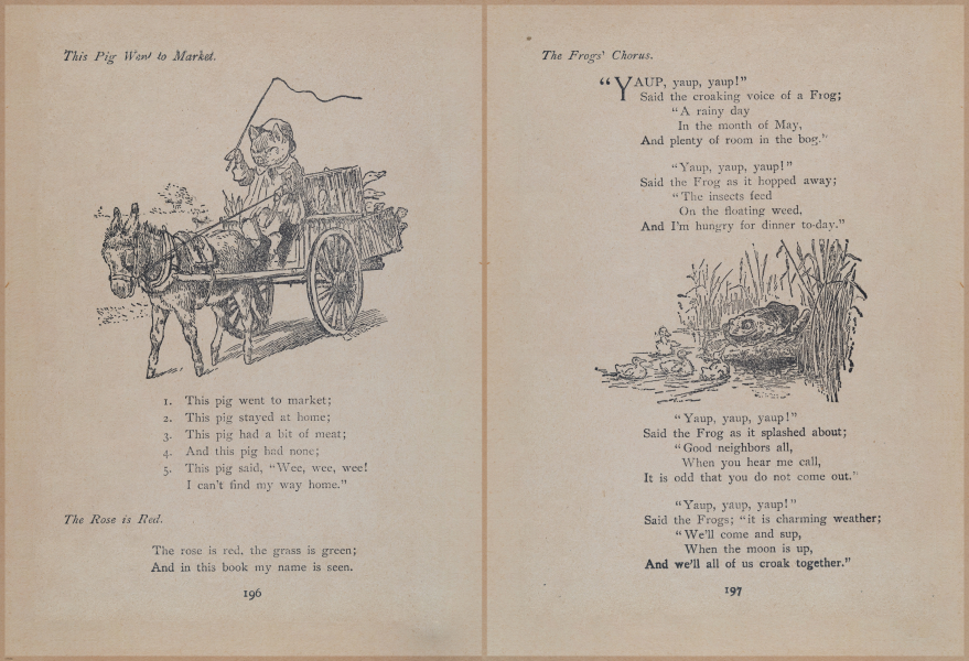 E704 - Mother Goose Nursery Rhymes - 7732-7733