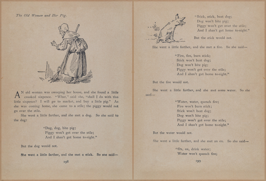 E704 - Mother Goose Nursery Rhymes - 7734-7735