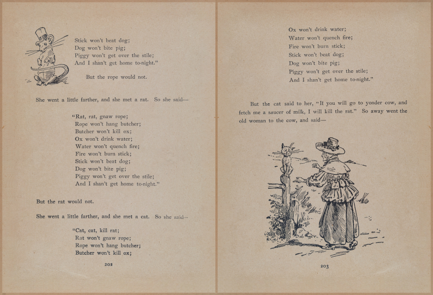 E704 - Mother Goose Nursery Rhymes - 8214-8215