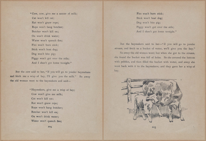 E704 - Mother Goose Nursery Rhymes - 8216-8217