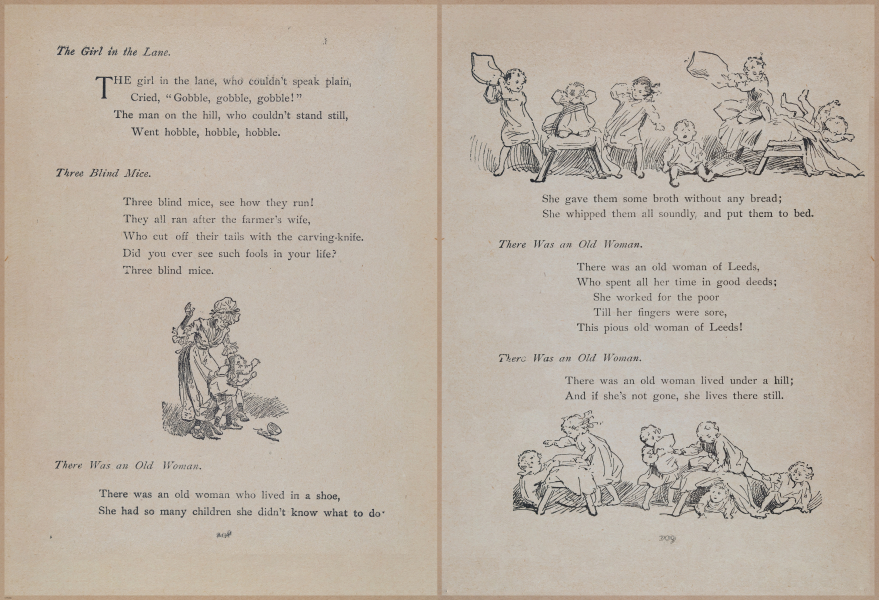 E704 - Mother Goose Nursery Rhymes - 8220-8221