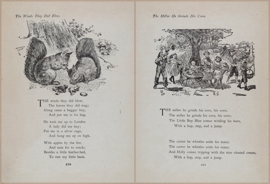 E704 - Mother Goose Nursery Rhymes - 8222-8223
