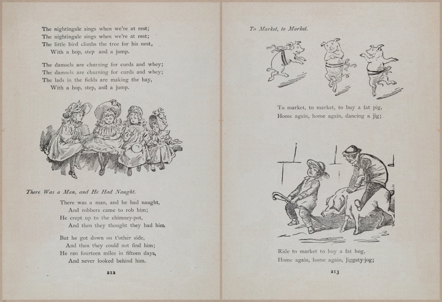 E704 - Mother Goose Nursery Rhymes - 8224-8225
