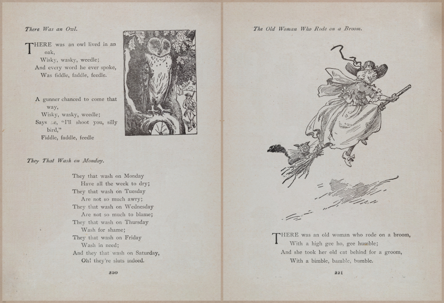 E704 - Mother Goose Nursery Rhymes - 8232-8233