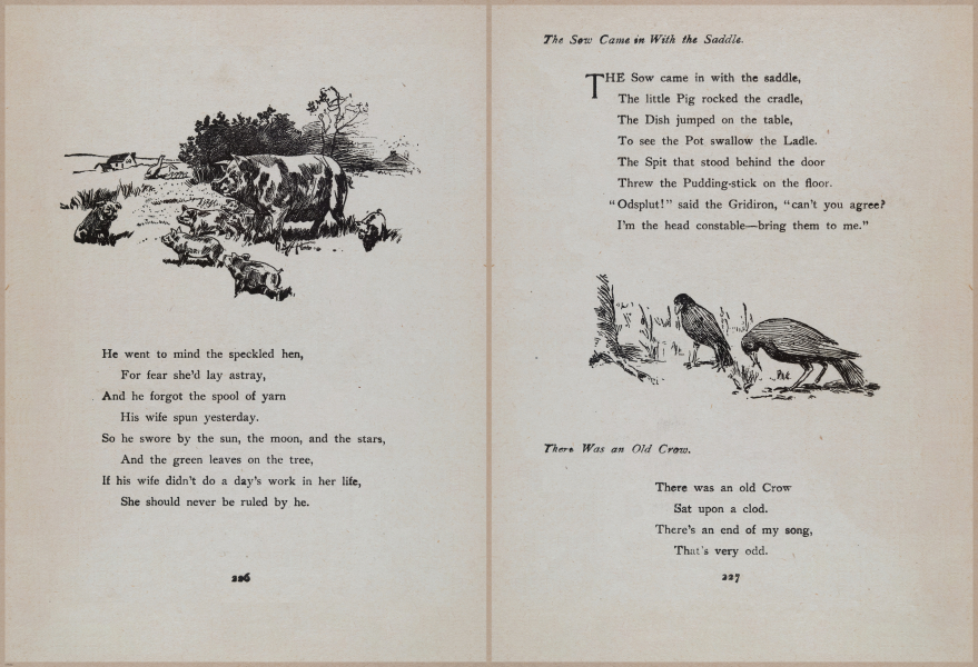 E704 - Mother Goose Nursery Rhymes - 8238-8239