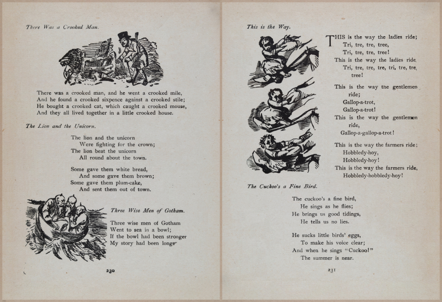 E704 - Mother Goose Nursery Rhymes - 8242-8243