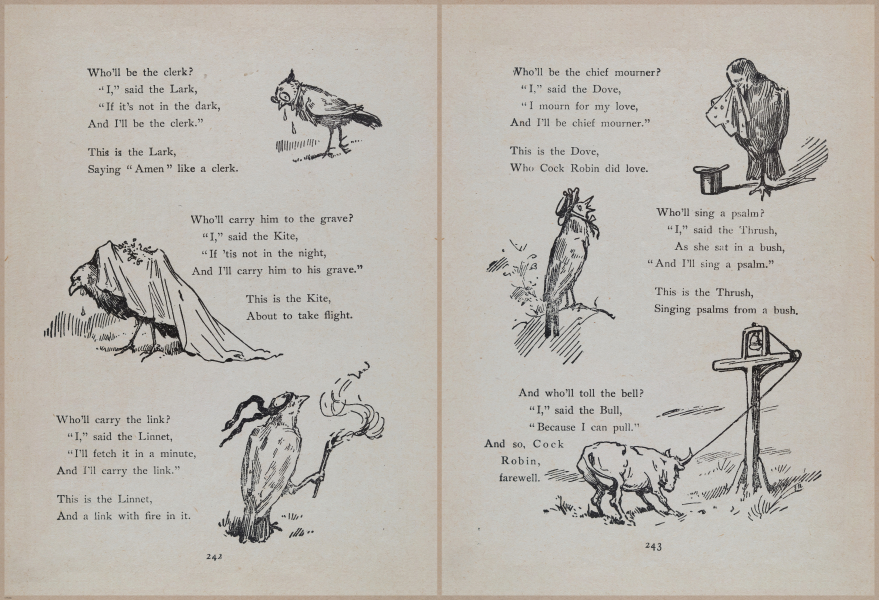 E704 - Mother Goose Nursery Rhymes - 8255-8256
