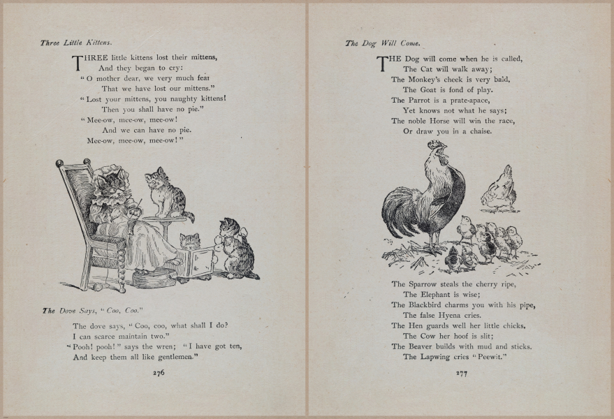 E704 - Mother Goose Nursery Rhymes - 8291-8292