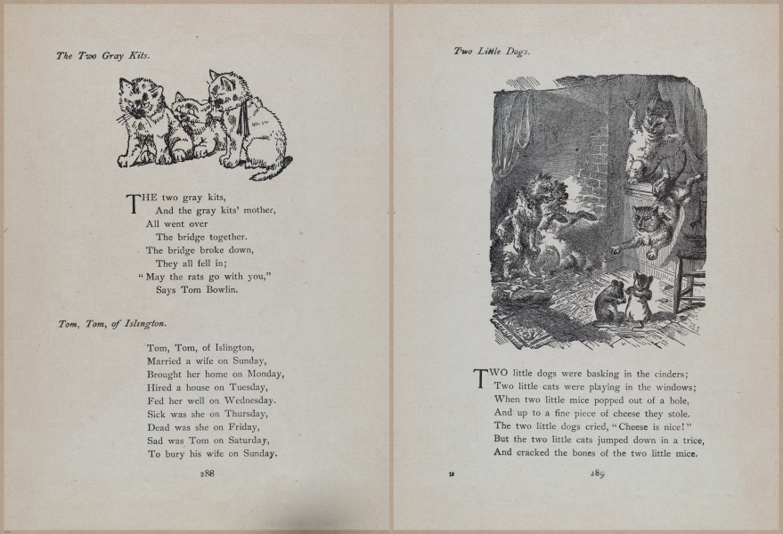 E704 - Mother Goose Nursery Rhymes - 8303-8304