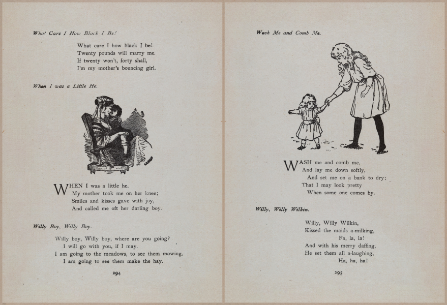 E704 - Mother Goose Nursery Rhymes - 8309-8310