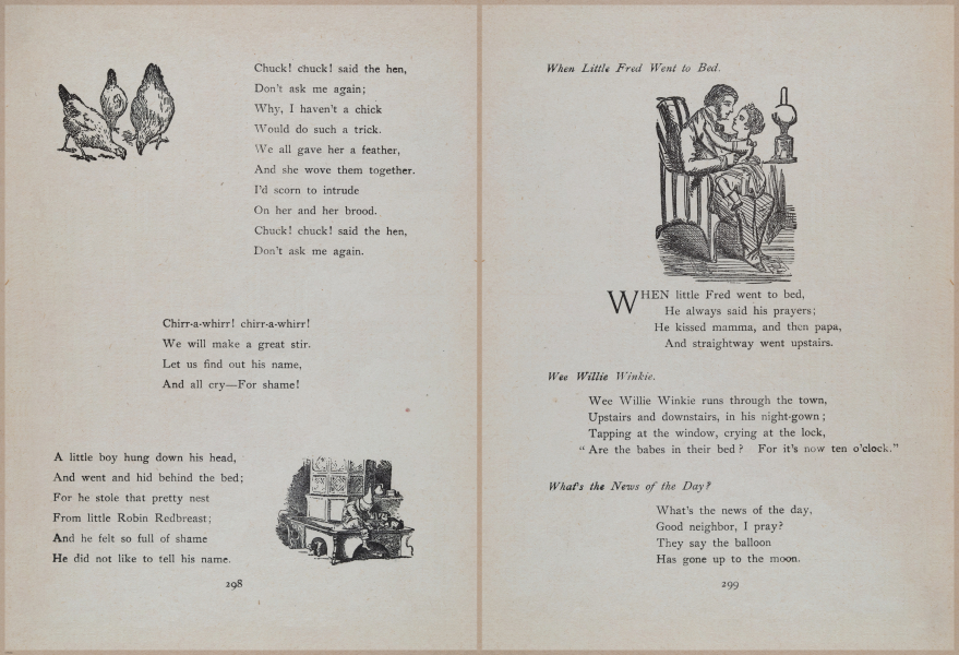 E704 - Mother Goose Nursery Rhymes - 8313-8314