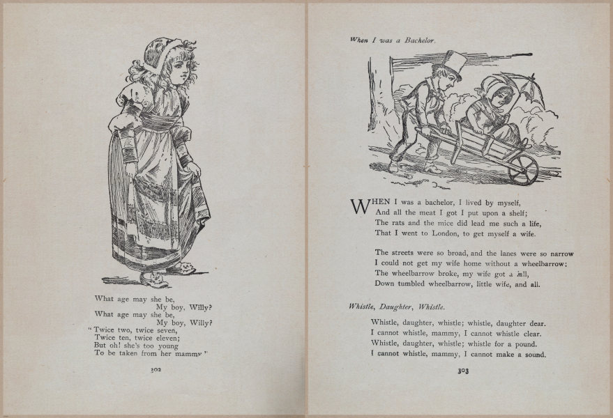 E704 - Mother Goose Nursery Rhymes - 8317-8318