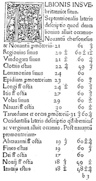 Ptolemy’s Geographia