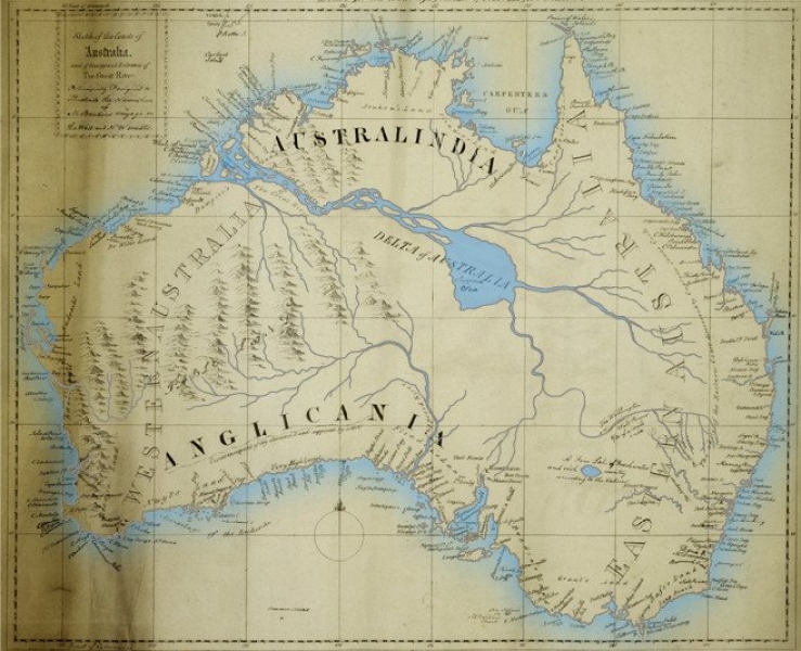 Australia's Inland Sea - Thomas J. Maslen - 1827
