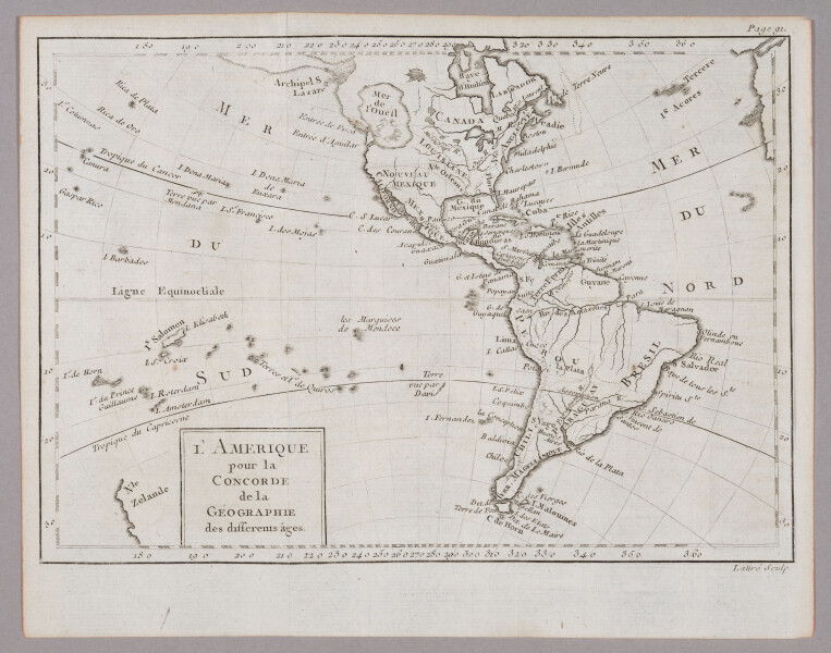 North and South America - Noël-Antoine Pluche - 1764-1772