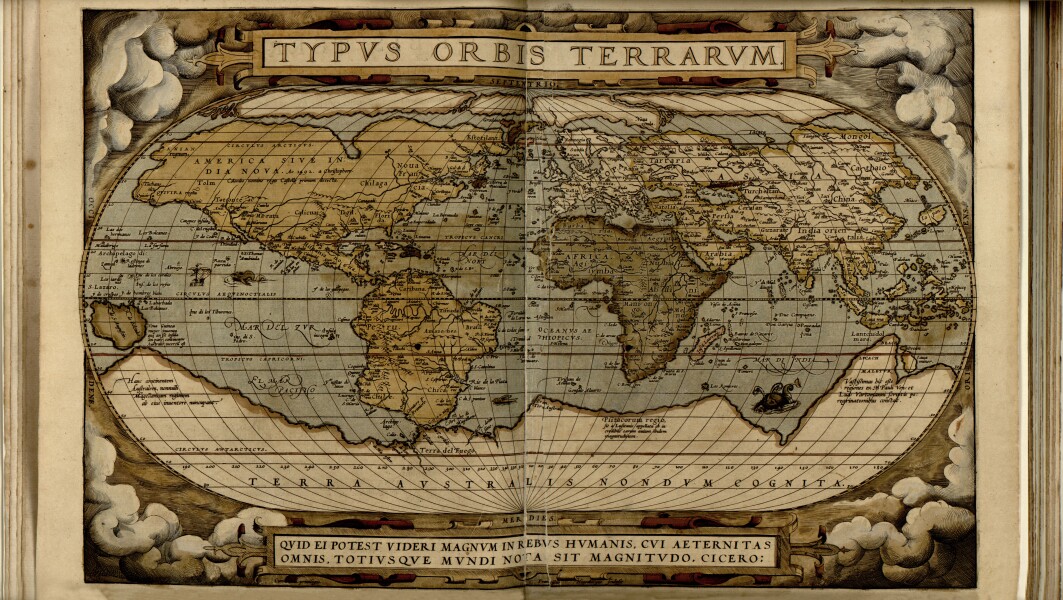 Typus Orbus Terrarum - Ortelius - 1570