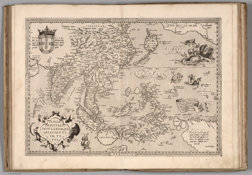 Indiae Orientalis - Abraham Ortelius - 1570
