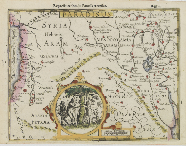 Paradise - Hondius and Mercator - 1607