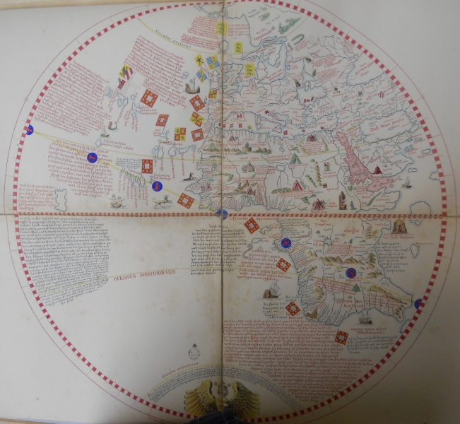 Martin Behaim 1492 - Western Hemisphere