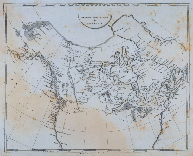 British Possessions in America - Thomas and Andrews - 1805