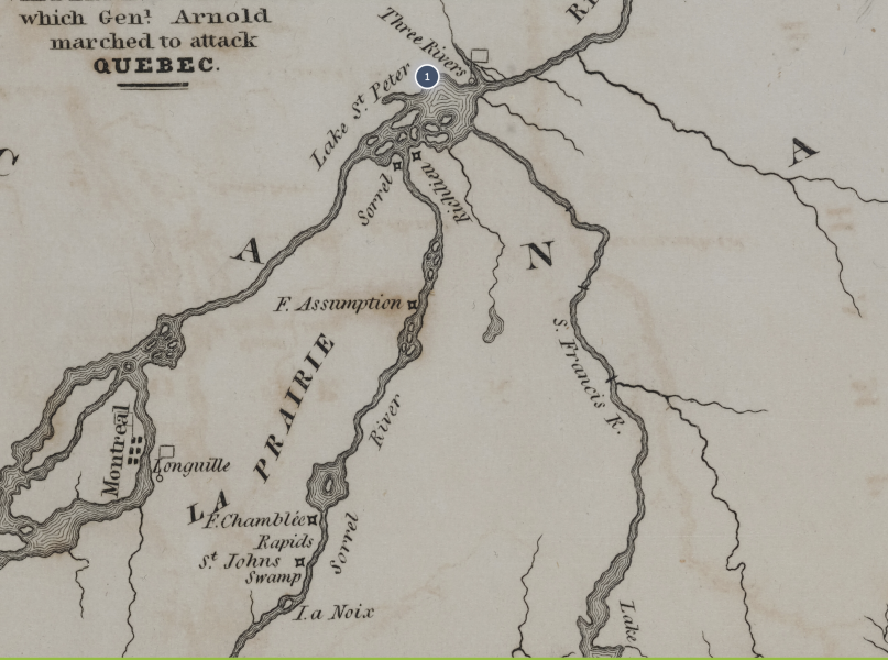 Northern Army - Atlas to Marshall’s Life of Washington Dot 1