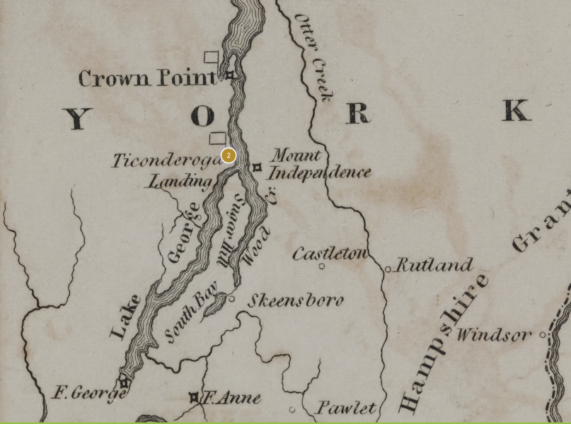 Northern Army - Atlas to Marshall’s Life of Washington Dot 2