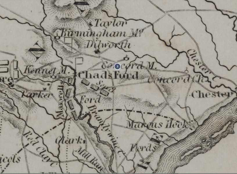 Raritan River - Atlas to Marshall’s Life of Washington Dot 3