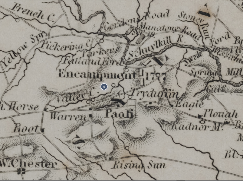 Raritan River - Atlas to Marshall’s Life of Washington Dot 5