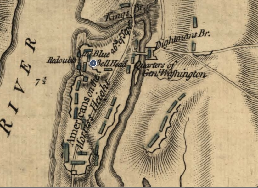 1776 New York Campaign Map Dot 5