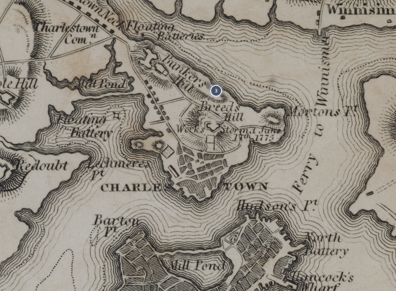 Boston with its Environs Dot 3