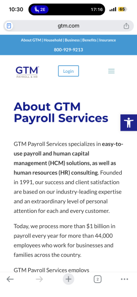 Payroll service that will be used by Weycliff. Anne got this for from Martha.