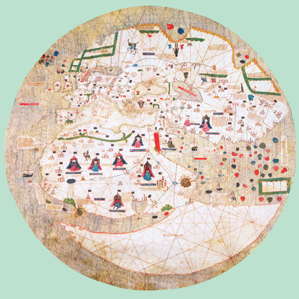 Catalan Estense World Map - 1450