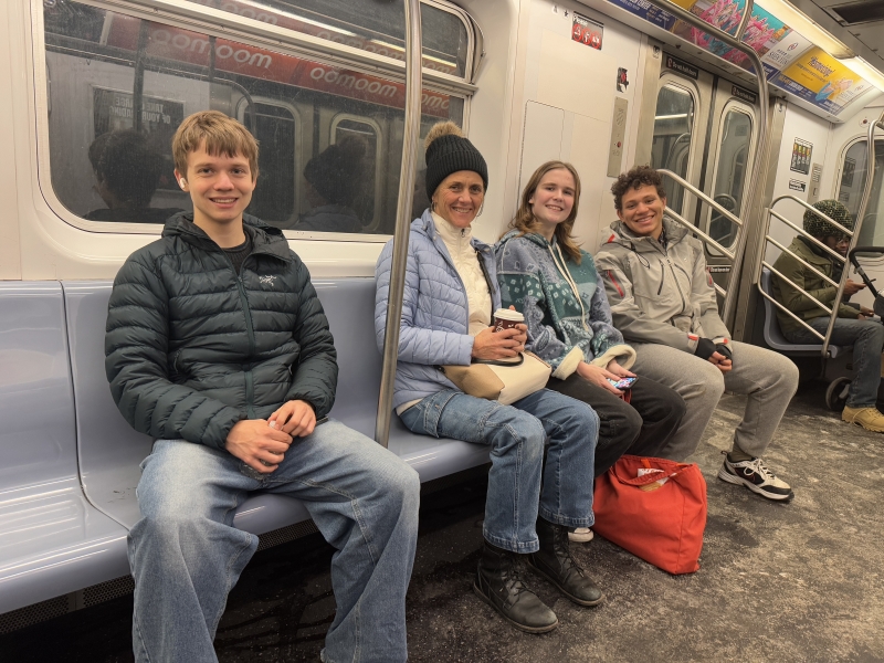NYC Field Trip - On Subway