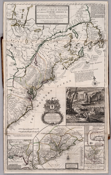 The Beaver Map - Herman Moll - 1732