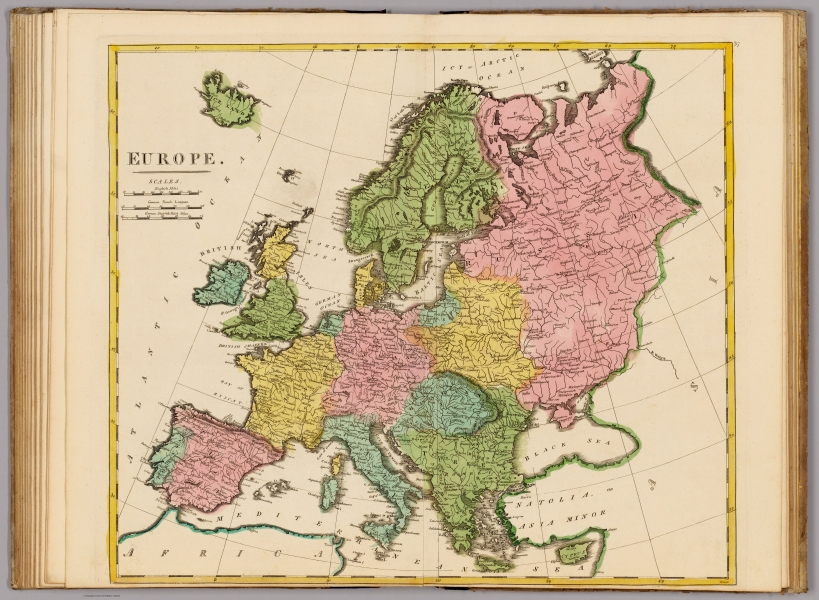 Europe-Mathew Carey-1815- Raphael Enriquez