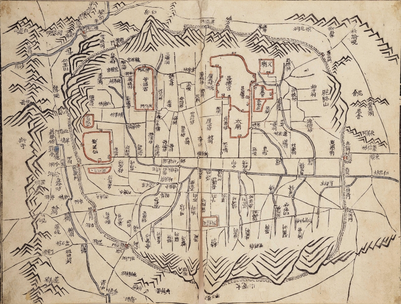 Seoul - Daedongyeojido (Gyujanggak) - 1861