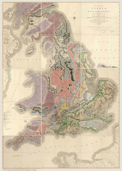 Strata of United Kingdom - William Smith - 1815