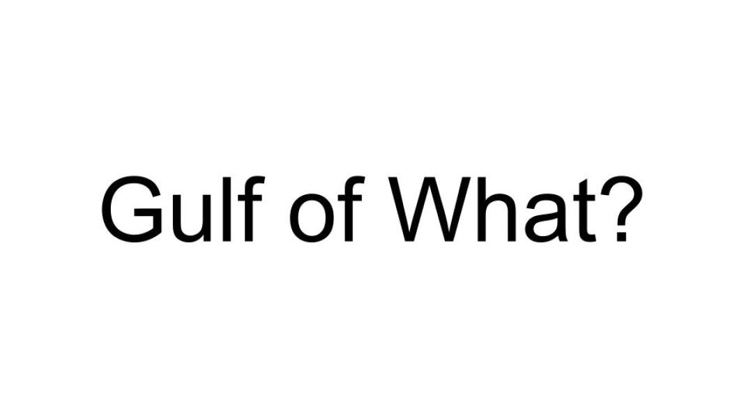 Gulf of What?