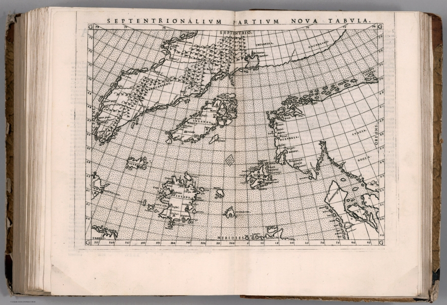 Map with Frisland - 1561Section of an atlas made by PtolemyMatthew Nachamkin
