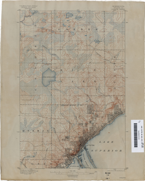Perry-Castañeda Library Map Collection - Minnesota Historical Topographic Maps - Duluth